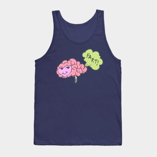 Kam Komics Brain Fart! Tank Top by Kam Komics 